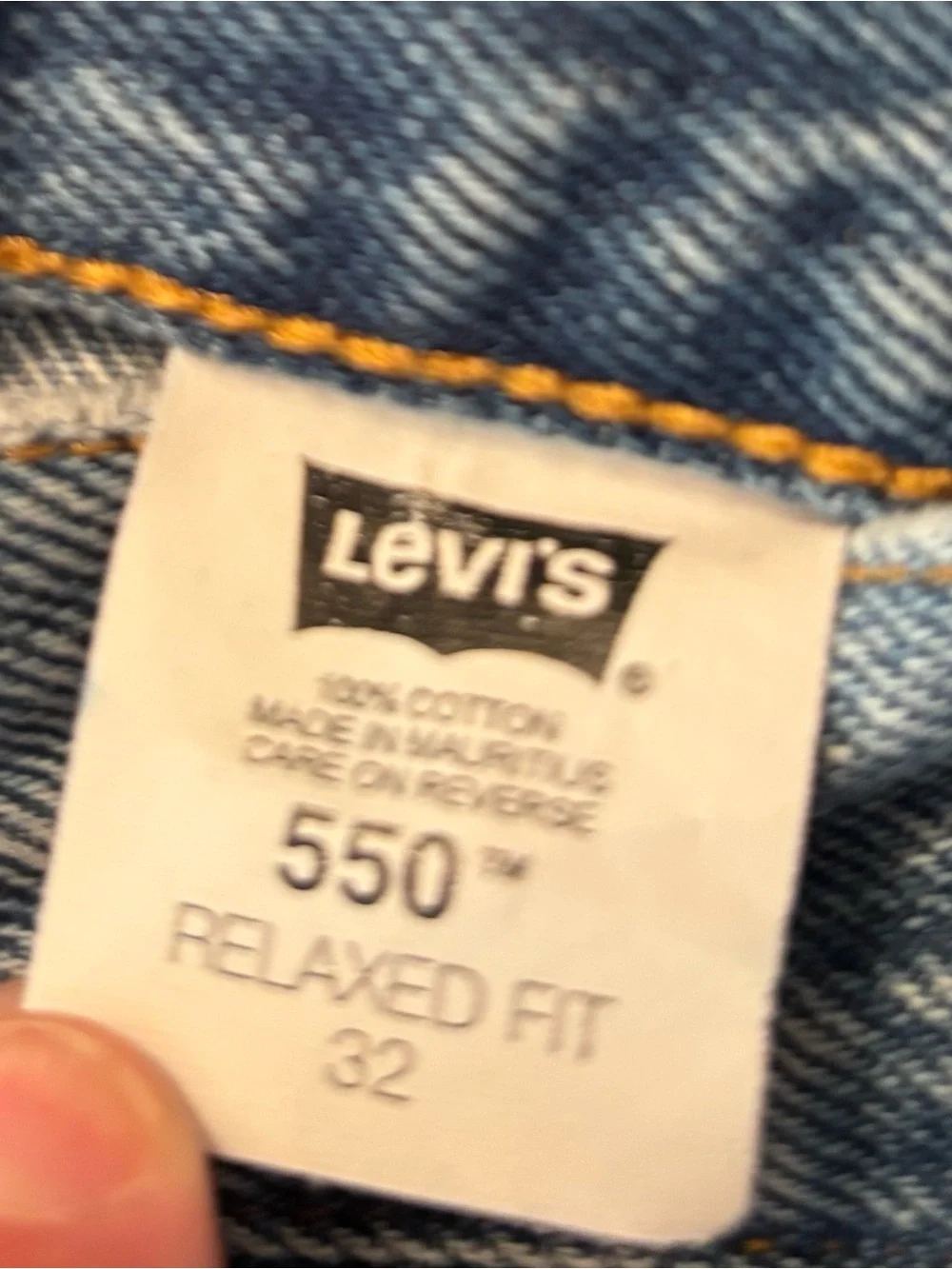 Vintage Y2K 2002 Levi’s 550 Relaxed Fit Denim Jorts Men’s 32 Baggy Shorts